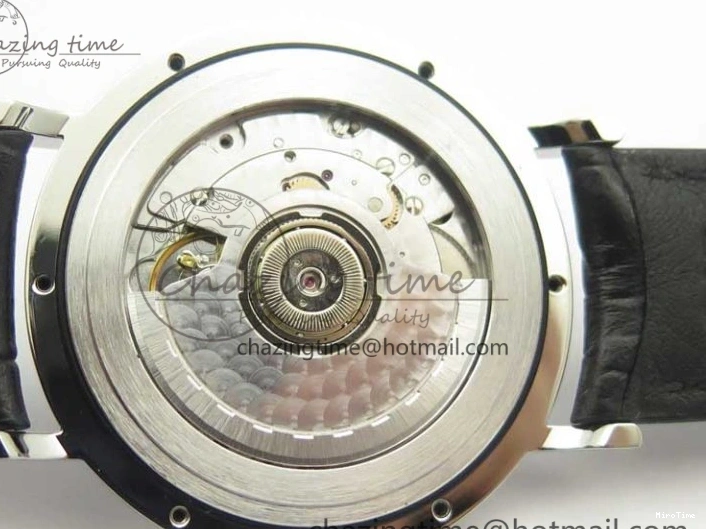 MIROTIME 0321 Portofino Automatic SS TWF 1:1 Best Edition Black Dial on Black Leather Strap A TravelReady 7199